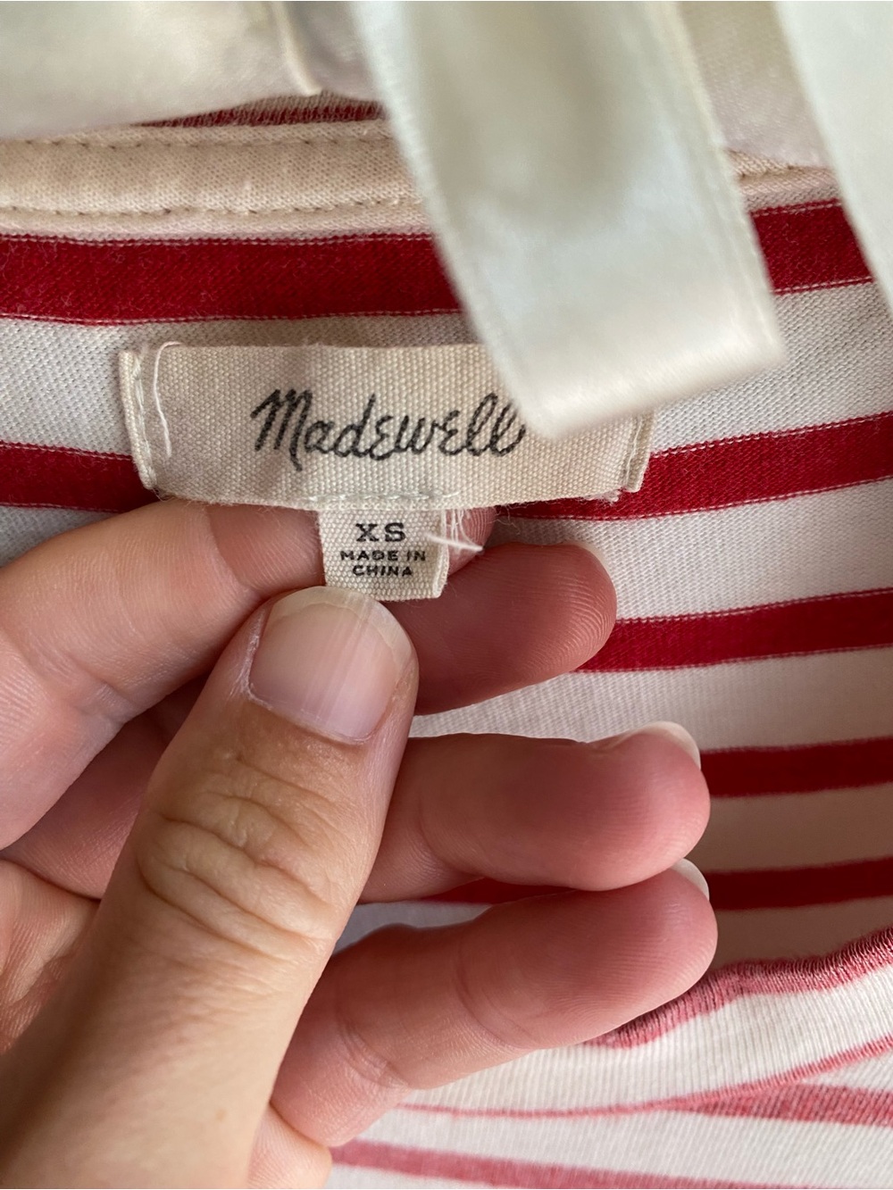 Madewell Striped Cotton Dress - Picture 2 of 4
